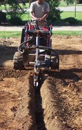 we offer full line trenching